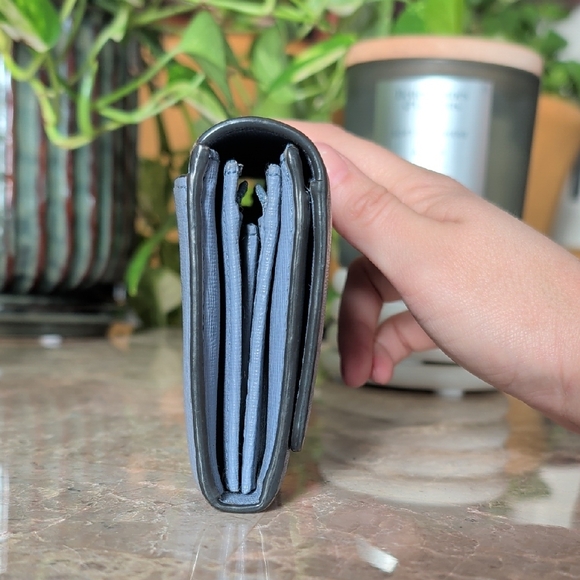 Furla Light Blue Leather Wallet - Picture 6 of 16